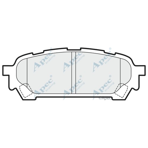 Brake pads set for subaru - pads,
