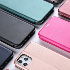 Luxury Leather Wallet Case iPhone 16 PRO MAX 11 7 8 SE 12 Pro XR 13 14 16E 15Pro