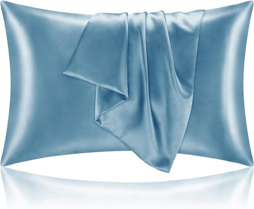 Satin pillowcase with zipper - pillowcase, 2