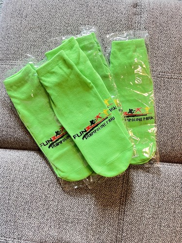 Pair trampoline jump socks - jump,