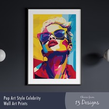Celebrity Pop Art Poster
