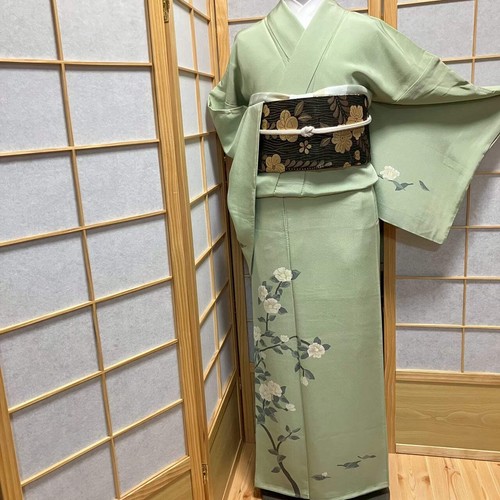 7477 japanese kimono vintage - 7477#,