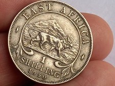 1950 East Africa 1 Shilling Coin