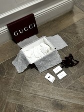 Gucci Empty Burgundy Shoe Box