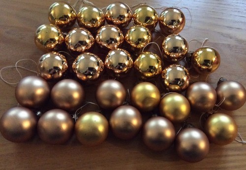 Gold miniature christmas - 30,