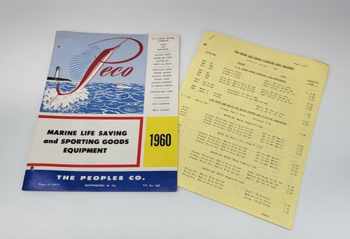 1960 peco marine products - 1960,