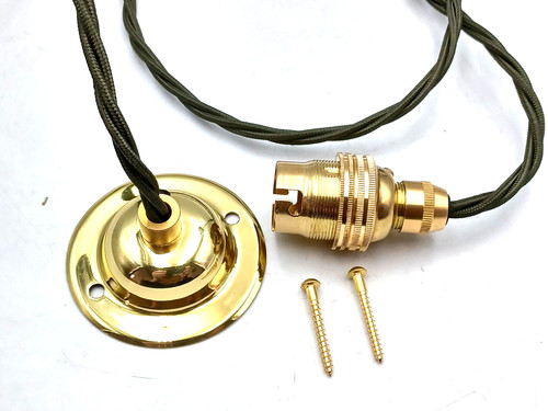 Brass ceiling light pendant - ceiling,