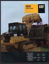 CATERPILLAR "953C" Track Loader Shovel Brochure Leaflet