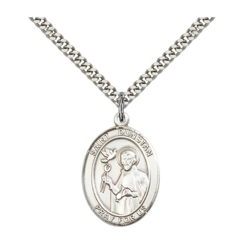 Dunstan oval medal - medal,, large