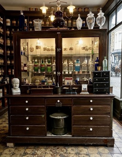 Large antique pharmacy - large,