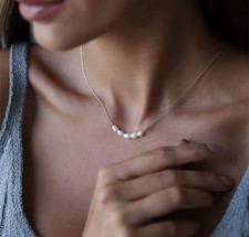 Women’s Choker Gold Pearl