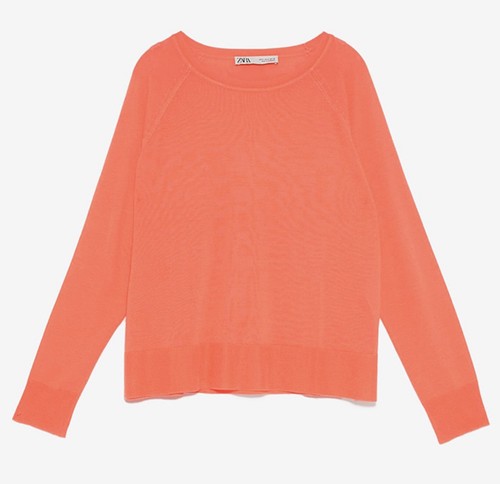 Zara orange oversized - zara, short