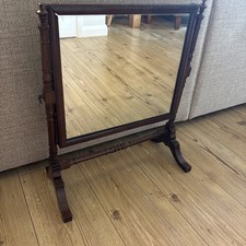 Antique Victorian mahogany? Wooden Dressing Table Swing Mirror Toilet Bedroom