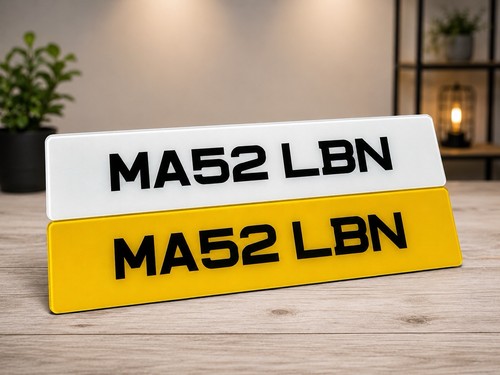 Printed 50mm metro font number - metro,