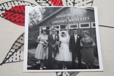 Vintage B&W Photo Kingdom Hall