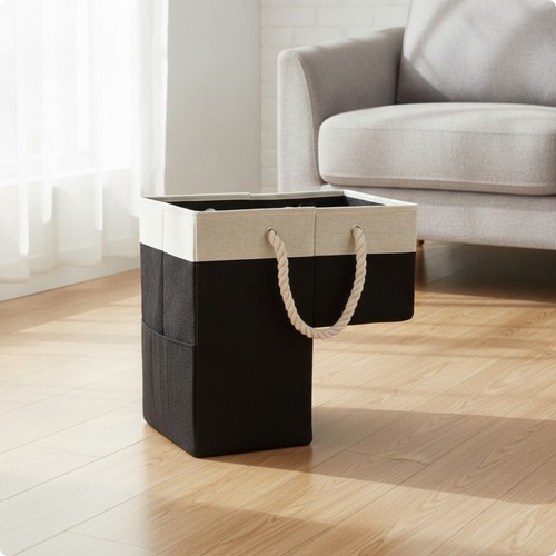 Stair storage basket - storage, with