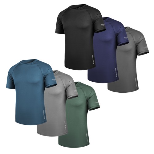 Mens sports shirt pack - t-shirt, 3