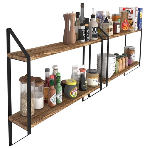 Retro wall floating shelves - retro,