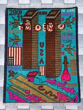 Hand Afghan Vintage 9/11 War