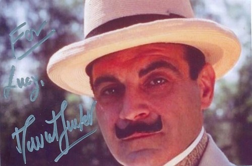 David suchet signed - david, suchet-