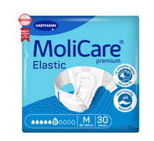 30 x MoliCare Premium Elastic - 6 Drops - Medium - 1 Pack of 30
