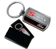 S MAX KEYRING METAL KEY CHAIN RING FOB CHROME NEW #23