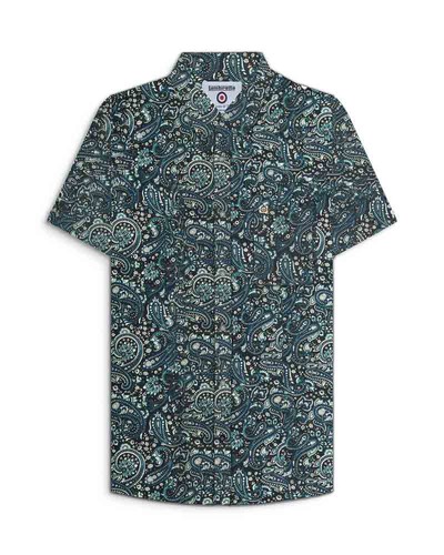 Lambretta mens paisley - lambretta, s/s