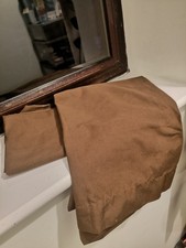 Pair of Dorma, plain brown, Pillow Cases 