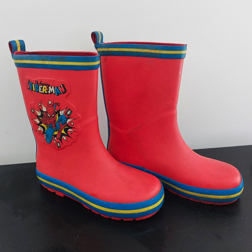 Spider man kids red wellies - kids,