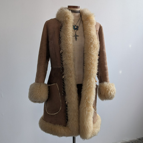 Vintage brown suede - vintage,