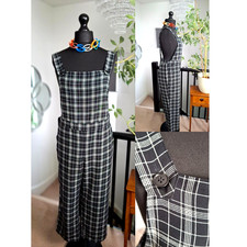 MONKI ladies Tartan Jumpsuit