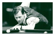 Alex Higgins Signed A4 Photo