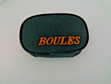 BOULES Set of 6x Mini Carpet Bowls in case Zip broken Used