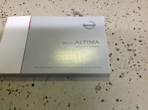 2012 nissan altima owners - 2012,