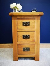 Oakvale Tall Bedside Table /