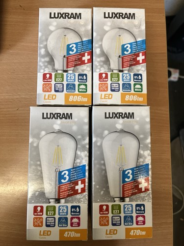 Luxram e27 various bulbs - e27,