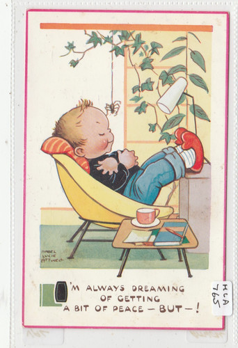 Mabel lucie attwell boy having - mabel,