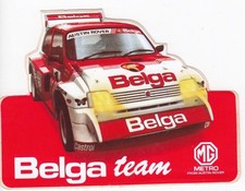 MG METRO 6R4 BELGA RALLY TEAM