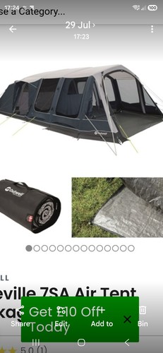 Outwell lakeville 7sa tent - lakeville,