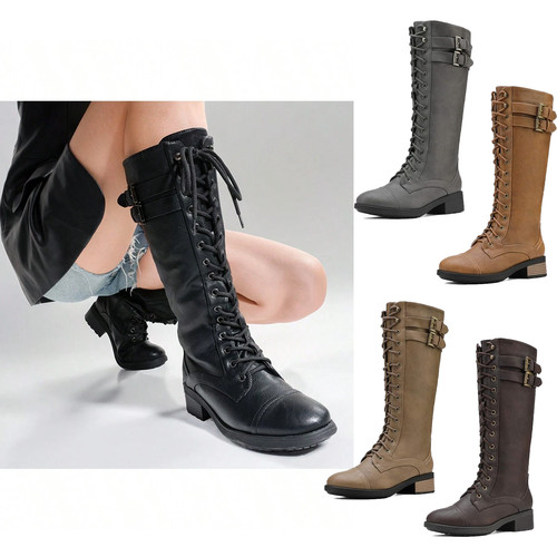 Women knee high riding boots - high,