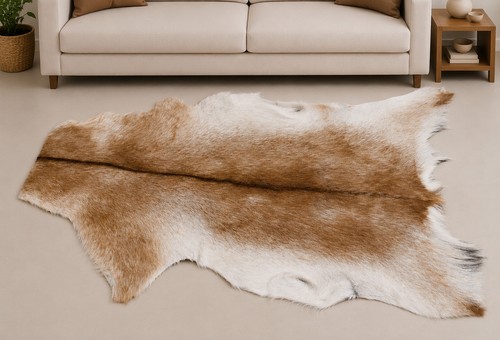 Genuine goat hide - hide, hair