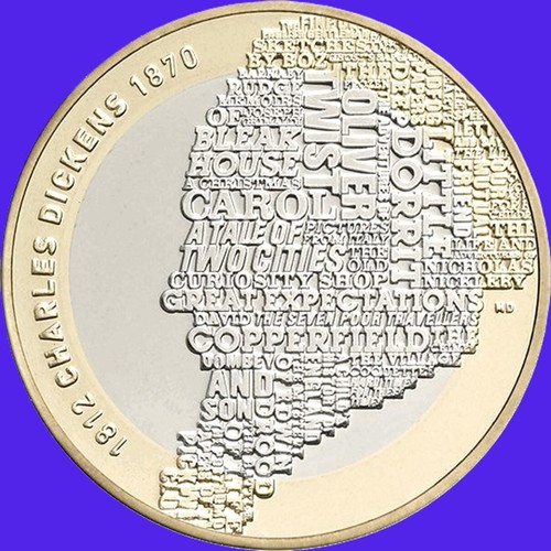 Coin charles dickens - coin.,