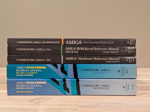 Amiga rom kernel reference - amiga,