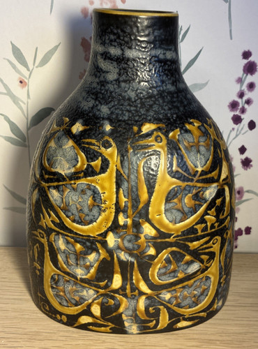 1960s faience baca vase - baca,