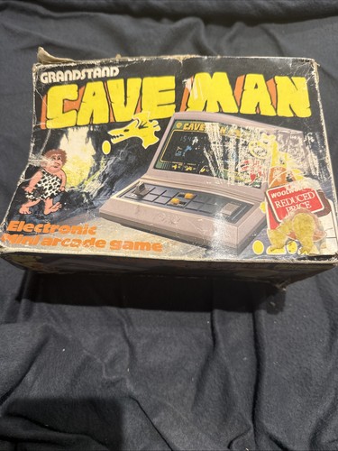 Vintage cave man - cave, arcade