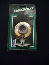Solid brass door bumper - solid,