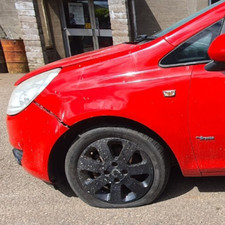 VAUXHALL CORSA D PASSENGER SIDE WING RED 3 DOOR 2006-2014