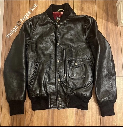 Schott 667us black leather - schott,