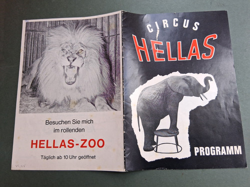 1974 program circus hellas - 1974,