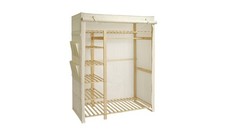 Covered Triple Wardrobe Cream